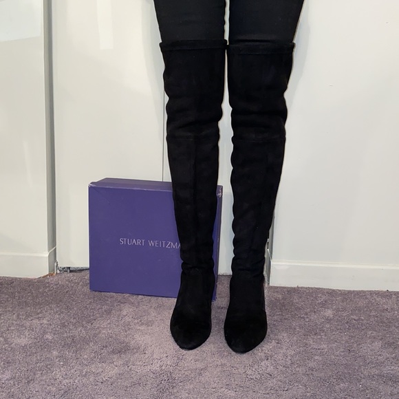 Stuart weitzman suede over the knee boots - Picture 3 of 10